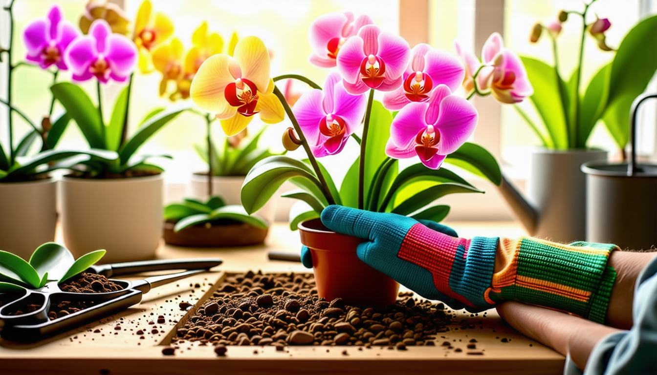 discover essential tips for repotting orchids with our comprehensive guide. learn the best practices, timing, and techniques to ensure your orchids thrive when transferring them to new pots. perfect for both beginners and experienced orchid enthusiasts.